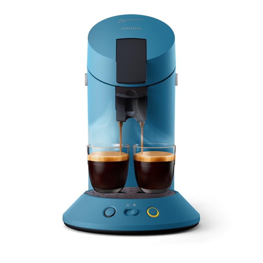 Machine à café dosettes CSA210/00 Bleu Paon – Finition mate moderne
