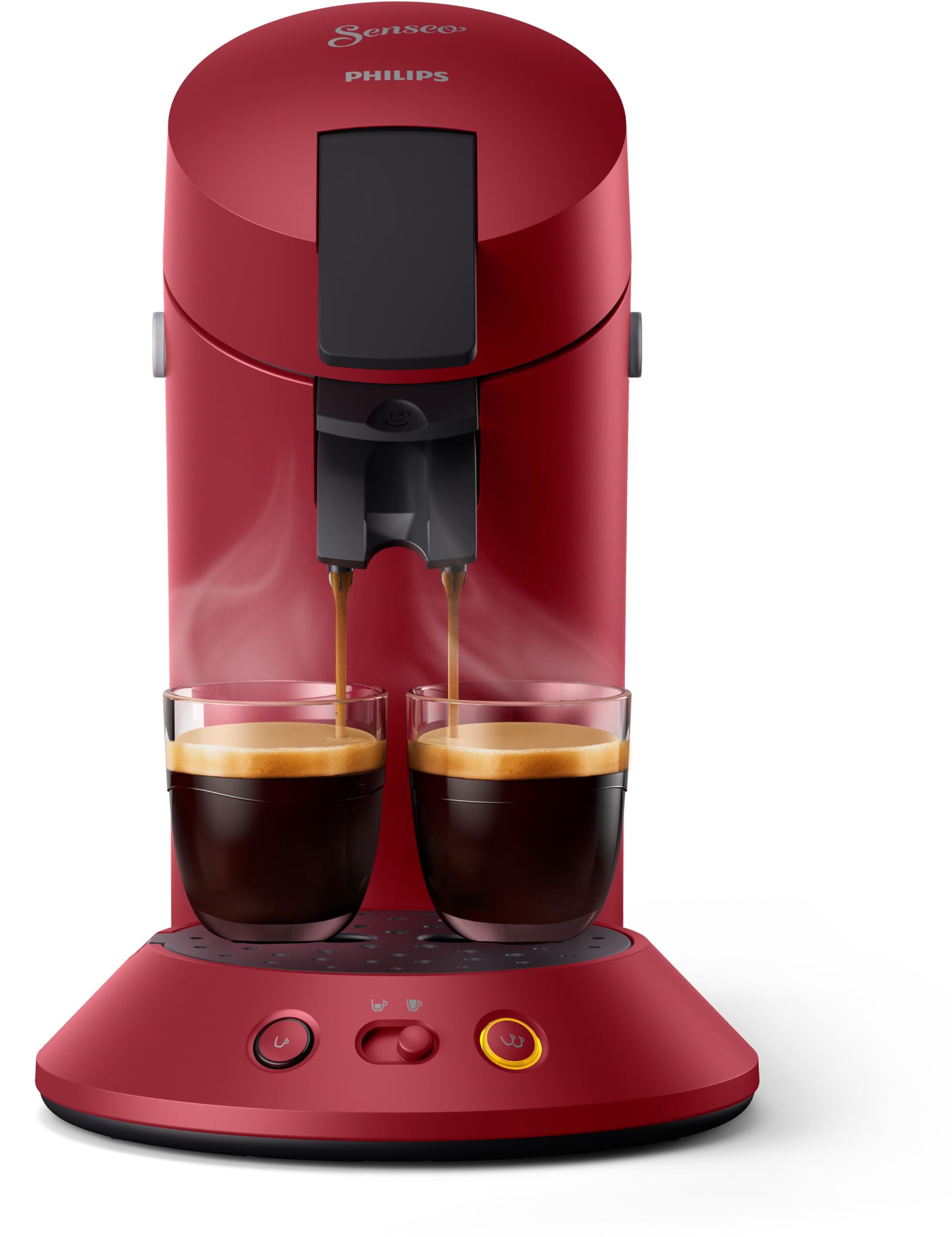 Cafetière dosettes Original Plus CSA210/91 Rouge – Booster d'arômes intégré