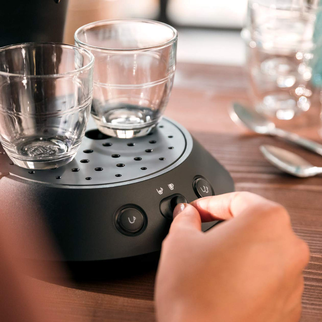 Cafetière à dosettes Original Plus CSA210/61 Noir Intense – Crème onctueuse garantie