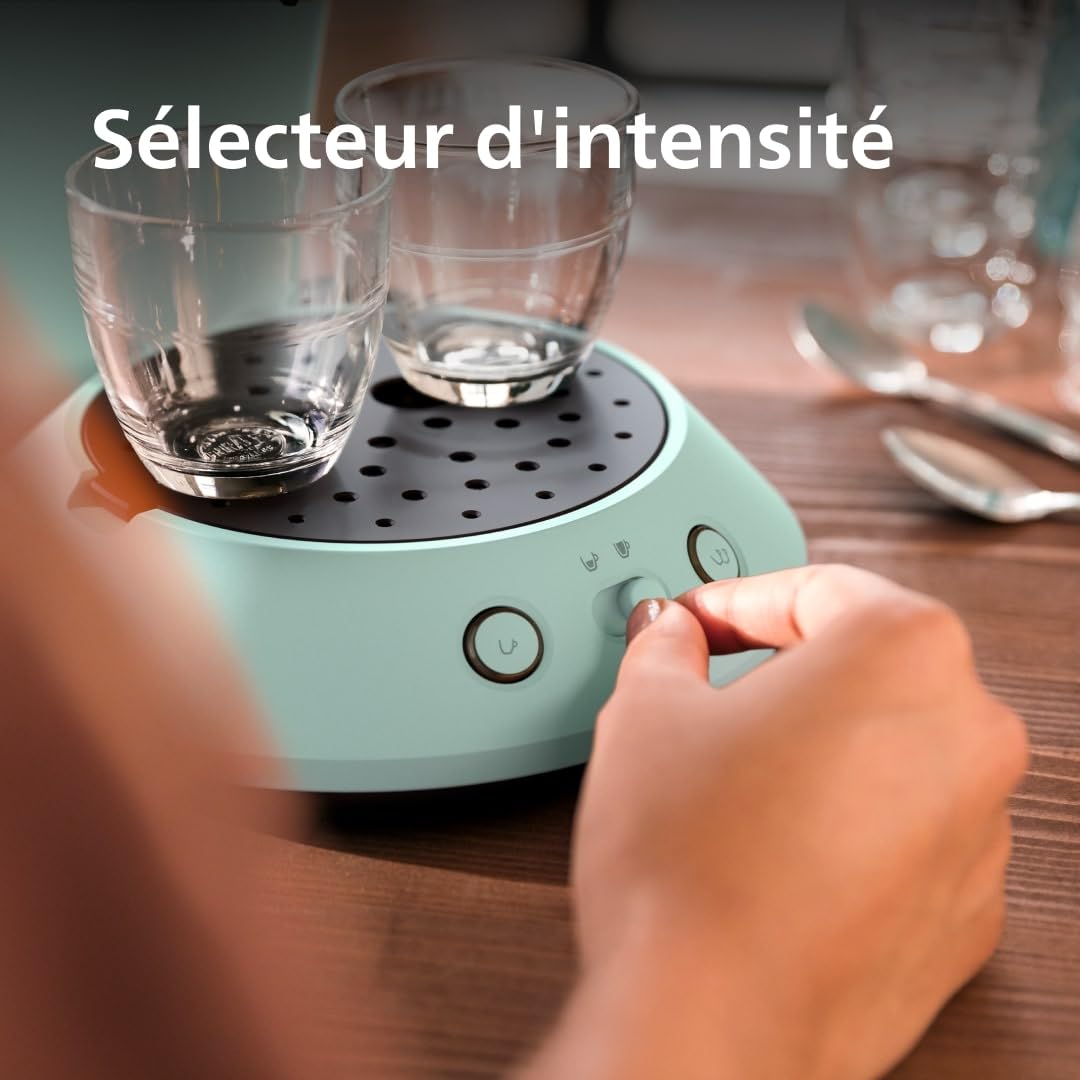 Machine café dosettes CSA210/80 Vert Désert – 2 tasses simultanées