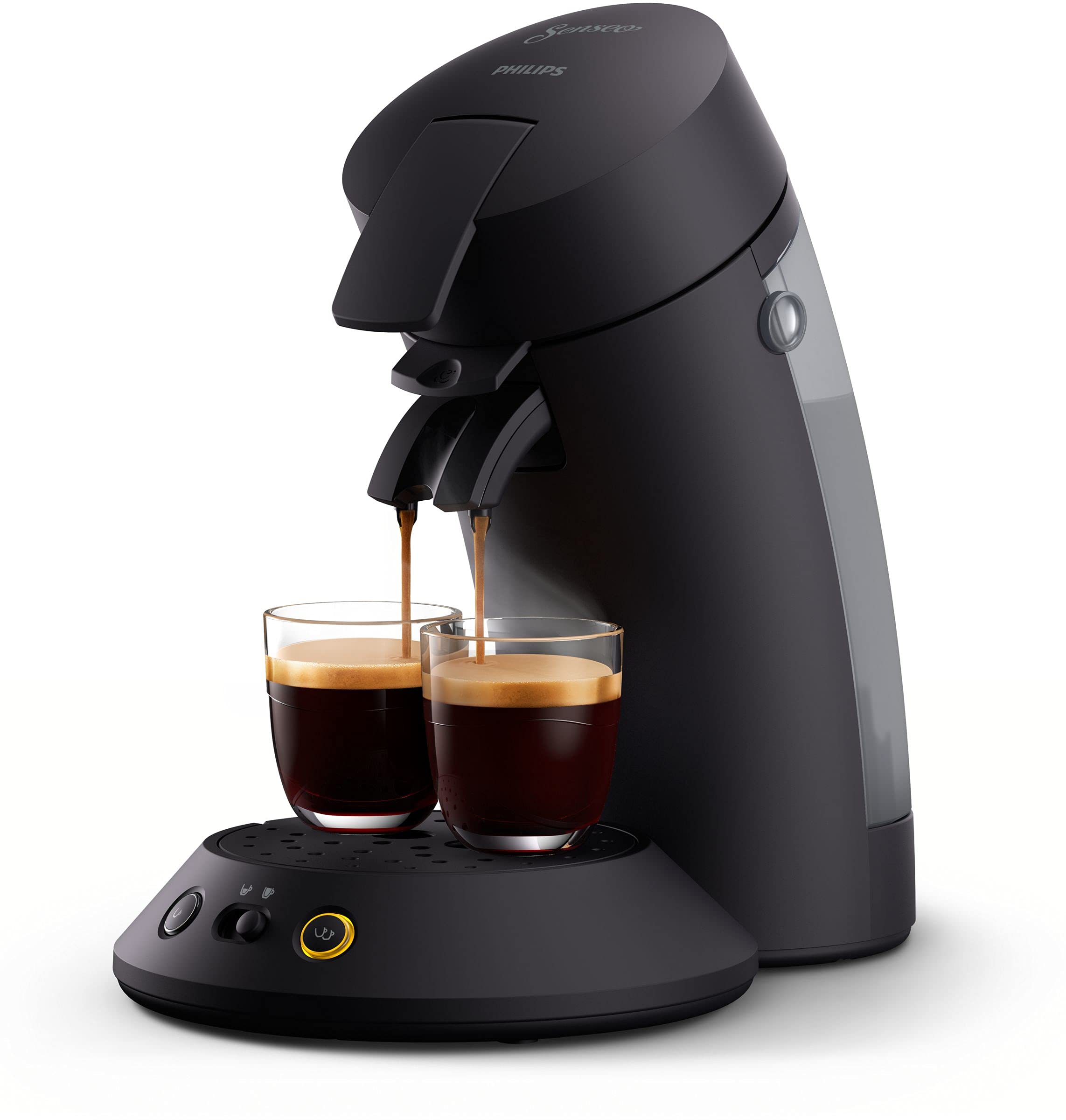 Machine café dosettes CSA210/60 Noire – Sélecteur d'intensité & 45 buses