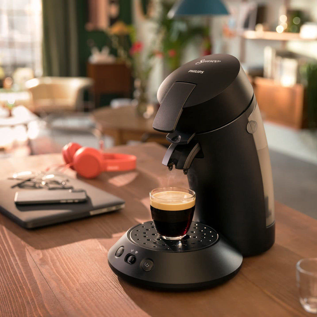 Machine à café à dosettes CSA210/22 Noire – Intensité réglable & Coffee Boost