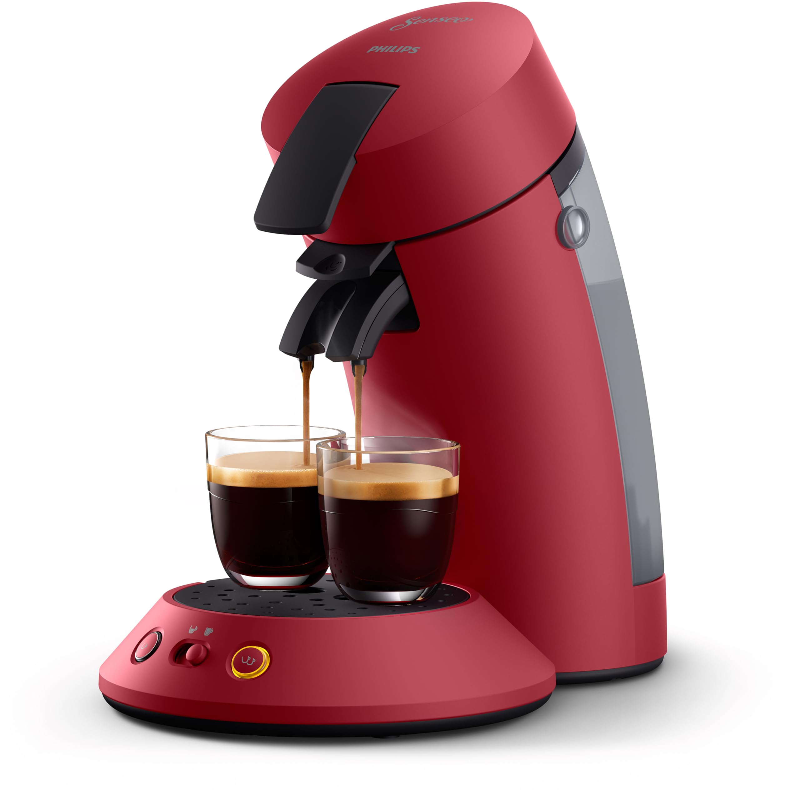Cafetière dosettes Original Plus CSA210/91 Rouge – Booster d'arômes intégré