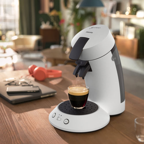 Cafetière à dosettes Original Plus CSA210/10 Blanche – 1 ou 2 tasses
