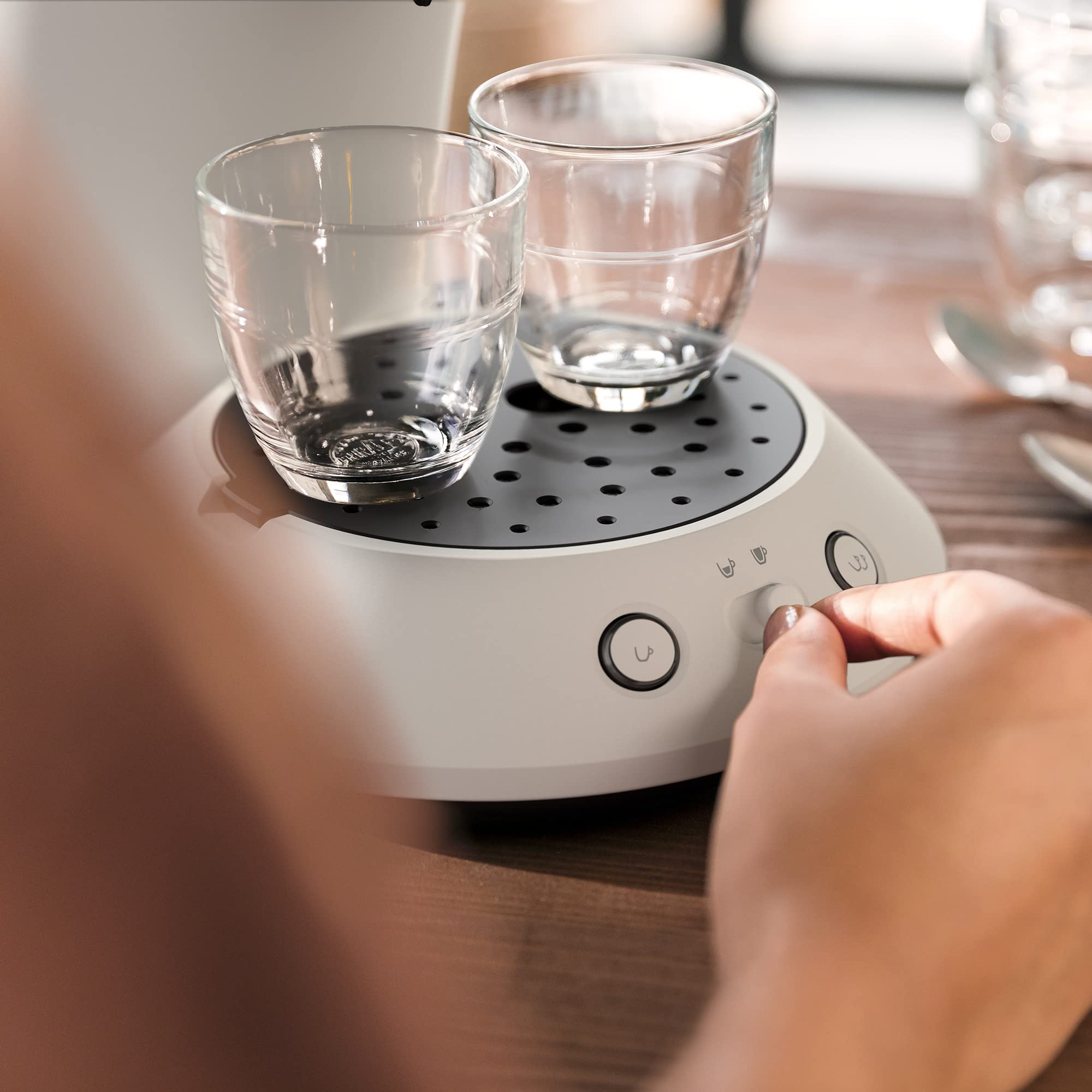 Cafetière à dosettes Original Plus CSA210/10 Blanche – 1 ou 2 tasses