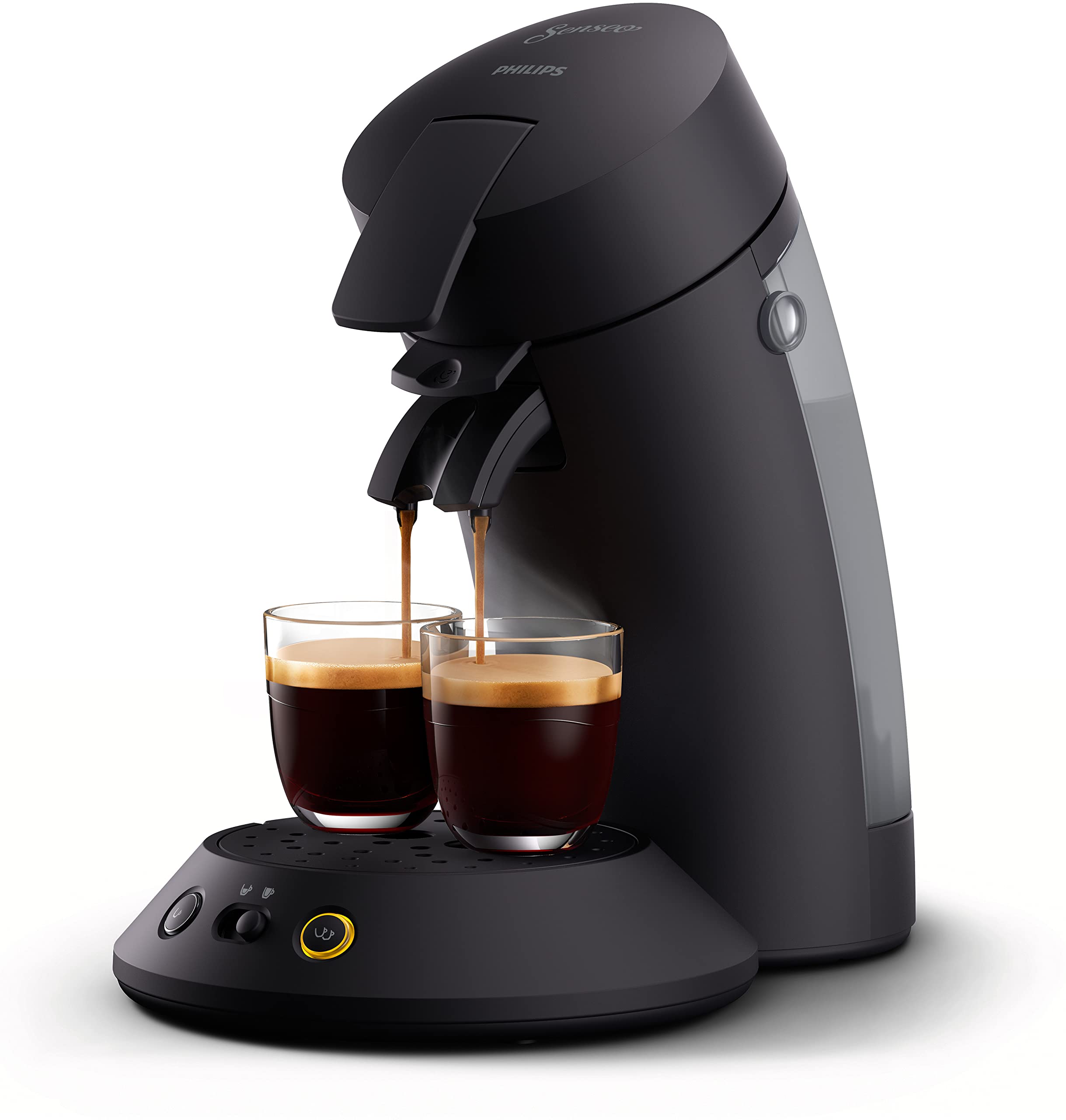 Machine à café à dosettes CSA210/22 Noire – Intensité réglable & Coffee Boost