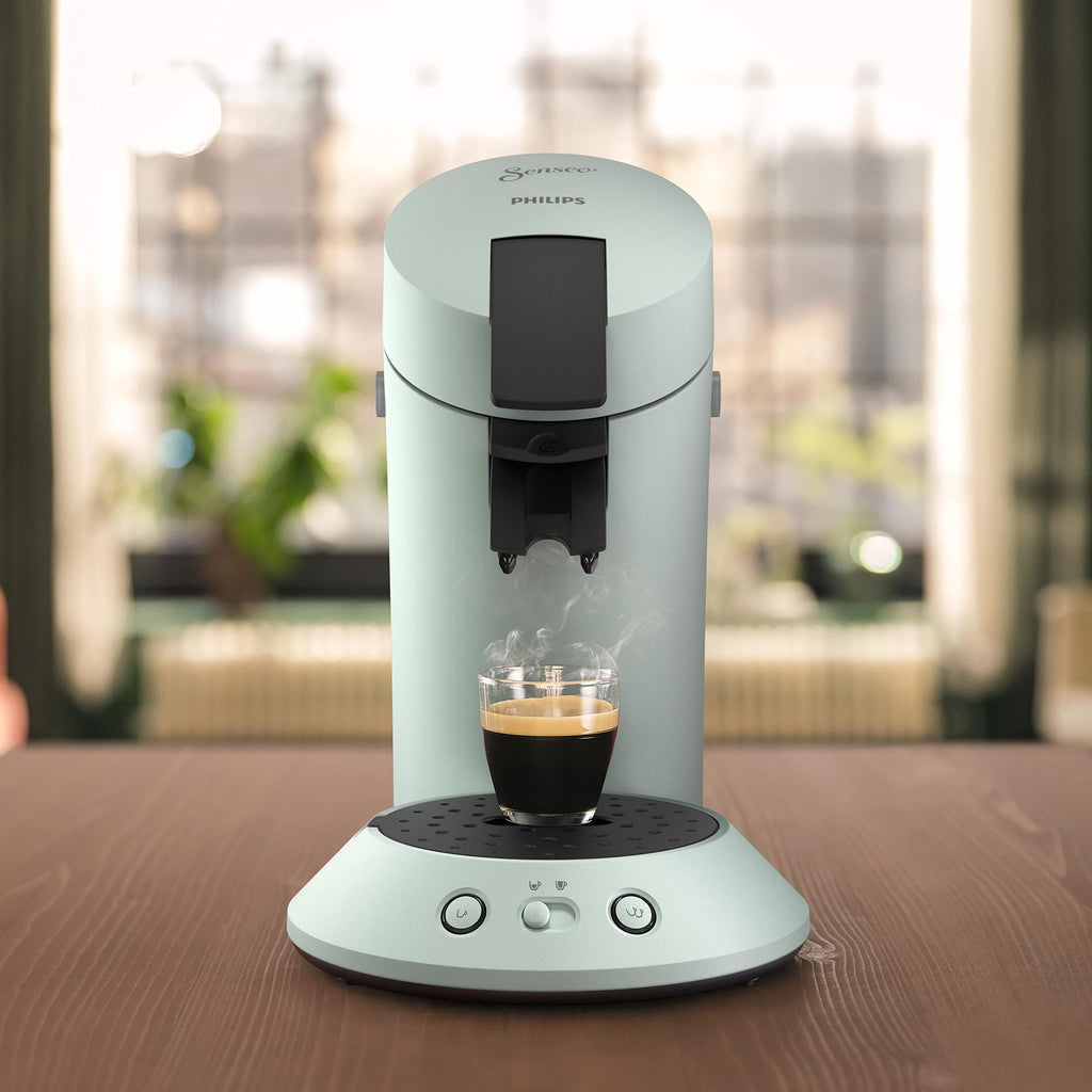 Cafetière à dosettes Original+ Menthe Pâle CSA210/21 – Design mat élégant